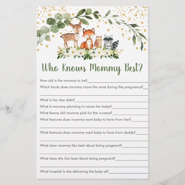 Lámina La vegetación de Woodland que conoce a mi mejor pa (Anverso)