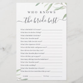 Lámina La vegetación mínima que conoce el mejor juego de