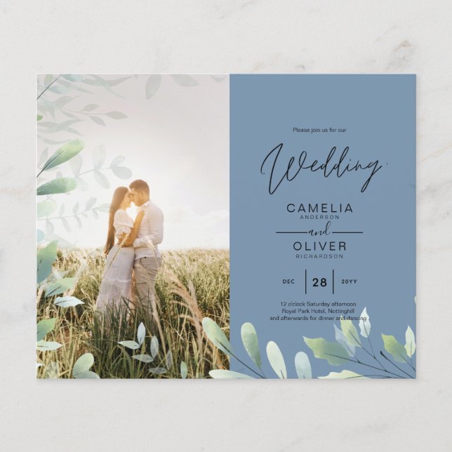 Lámina La vegetación todo en 1 deja al Boda de fotografía (Anverso)
