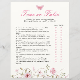 Lámina La vida de las mariposas: juego de novias verdader