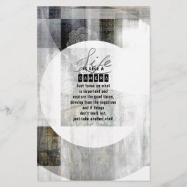 Lámina La vida es como una cámara