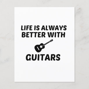 LÁMINA LA VIDA GUITAR ES MEJOR