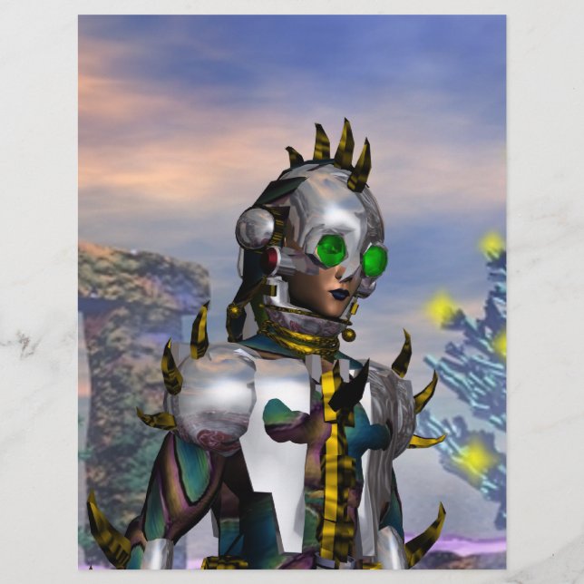 LÁMINA LA VÍSPERA DE UN CYBORG DE AÑO NUEVO (Anverso)