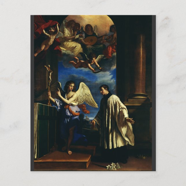 Lámina La vocación de San Aloysius Luigi Gonzaga (Anverso)