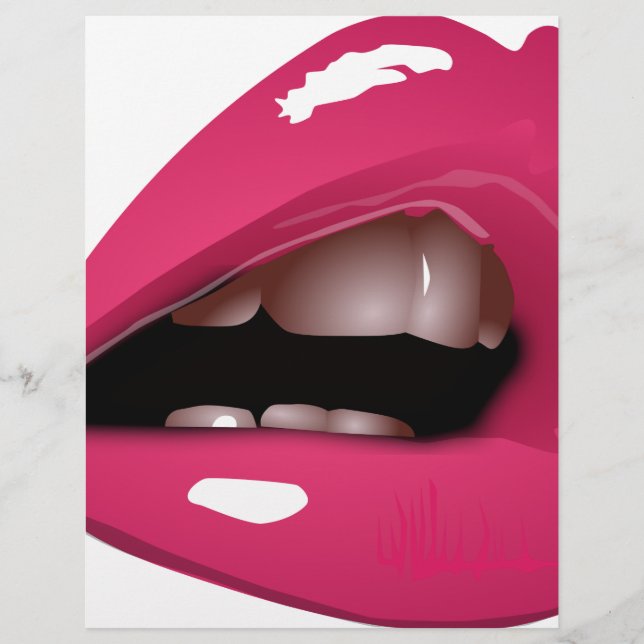 Lámina labios rosados (Anverso)