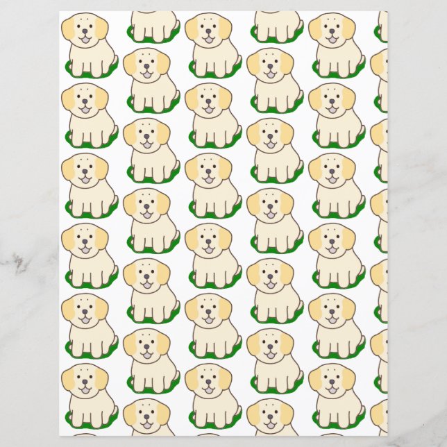 Lámina Laboratorio amarillo kawaii LR (Anverso)