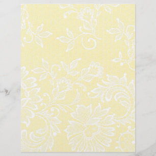 Lámina Lace en papel de cuaderno de Bonito de línea