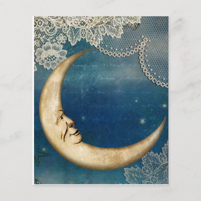 Lámina Lace Moon Scrapbook Paper (Anverso)