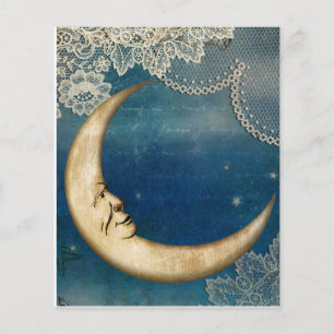 Lámina Lace Moon Scrapbook Paper