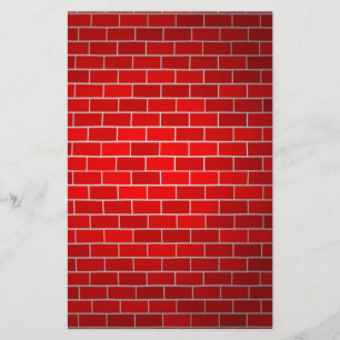 Lámina Ladrillo rojo con fondo foco
