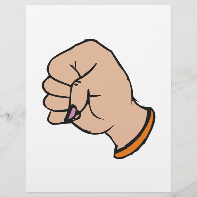 Lámina Lady Fist (Anverso)