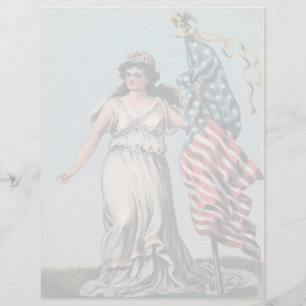 Lámina Lady Liberty Letterhead