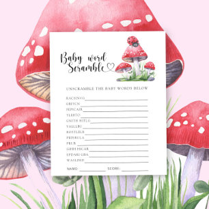 Lámina Ladybird - Juego de estribillos para palabras de b
