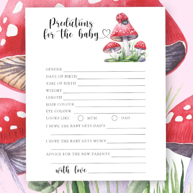 Lámina Ladybird - predicciones y consejos para bebés (Subido por el creador)