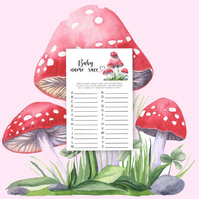 Lámina Ladybug - Juego de carreras de nombres de bebé (Subido por el creador)