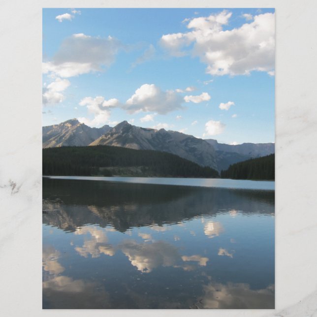 Lámina Lago Minnewanka, Alberta, Canadá (Anverso)
