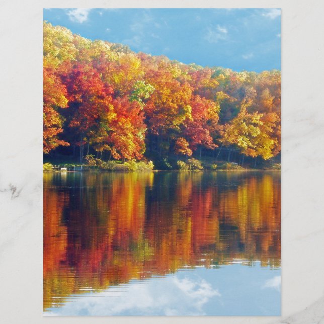 Lámina Lago Otoño (Anverso)