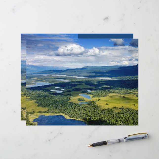 Lámina Lagos escénicos de papel de libro de carteles de D (Anverso/Reverso In Situ)