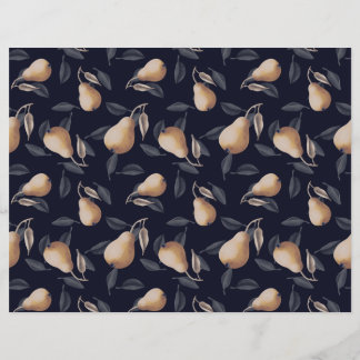 Lámina Lágrimas amarillos pálidos sobre fondo oscuro