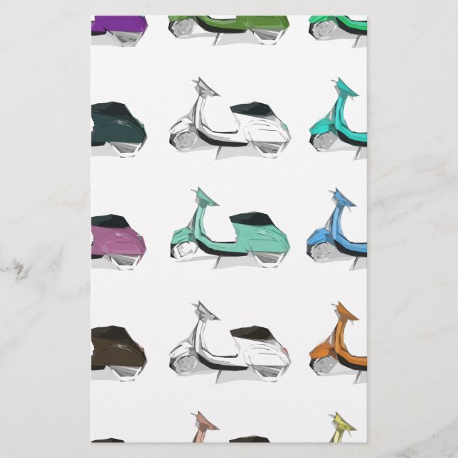 Lámina Lambretta Pop Art (Anverso)