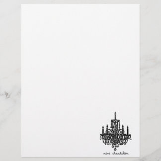 Lámina lámpara de araña negra