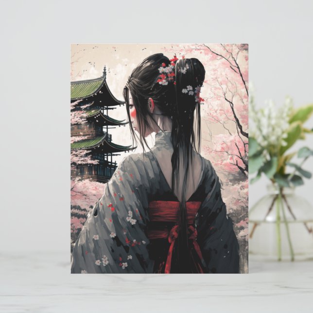 Lámina Lara Japan - Papierblatt (Anverso de pie)