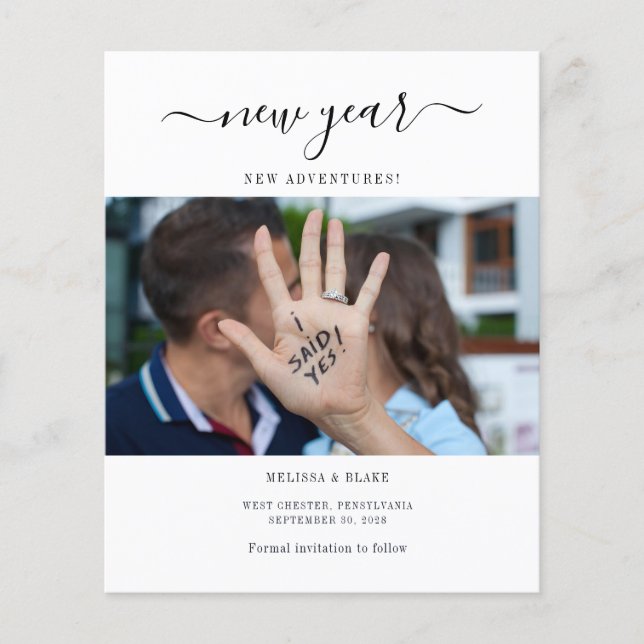 Lámina Las aventuras de Año Nuevo ahorran el anuncio de l (Anverso)