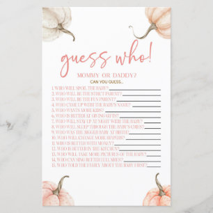 Lámina Las Calabazas Rosadas Caen Adivina Quién Es El Jue