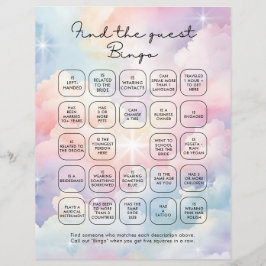 Lámina Las Elegantes Nubes Pastel Encuentran El Bingo Inv