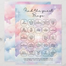 Lámina Las Elegantes Nubes Pastel Encuentran El Bingo Inv