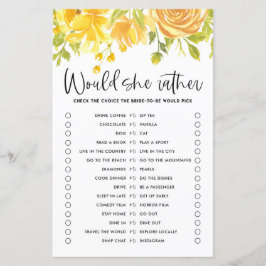 Lámina Las Flores Amarillas Prefieren Un Juego De Ducha B