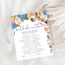 Las Flores Prefieren Un Juego De Ducha Bridal