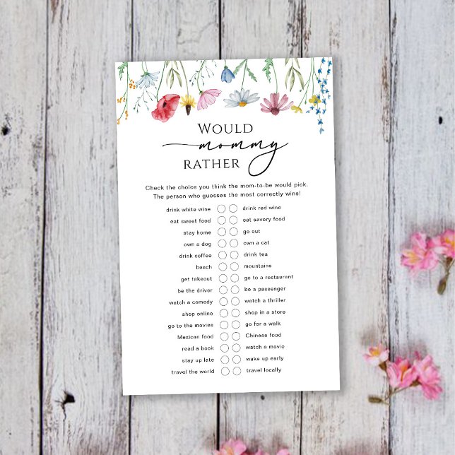 Lámina Las flores silvestres harían que mami prefiera el  (Subido por el creador)