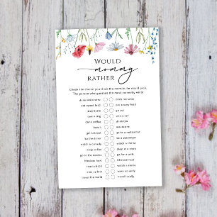 Lámina Las flores silvestres harían que mami prefiera el