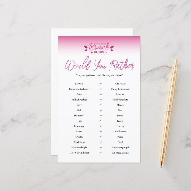 Lámina Las galentinas de brunch y burbuja preferirían jug (Anverso/Reverso In Situ)