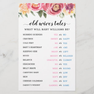 Lámina Las historias de viejas esposas género revelan la