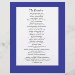 Lámina Las Promesas AA (hoja de papel)