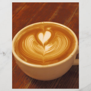 Lámina Latte Art Coffee Love