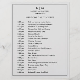 Lámina Lauren Silver Monograma Elegante Boda