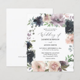 Lámina Lavanda de presupuesto, marina y Boda rosa Rubor