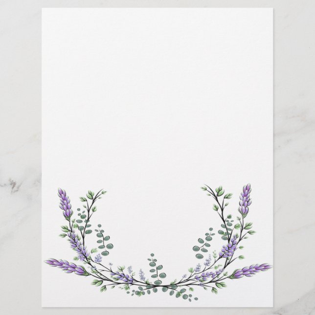 Lámina Lavanda y Eucalipto (Anverso)