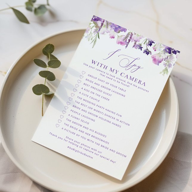 Lámina Lavender espía con mi juego de boda de cámara (Subido por el creador)