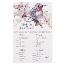 Lavender & Gold Hummingbird ¿Qué hay en tu bolso?