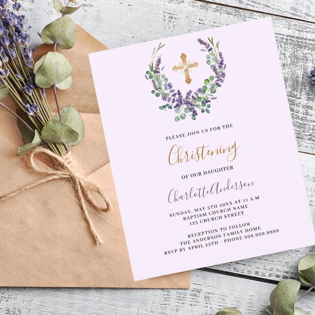 Lámina Lavender violeta floral chica presupuesto Christen (Subido por el creador)