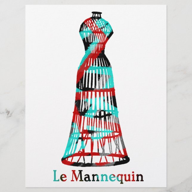 Lámina Le Mannequin (Anverso)