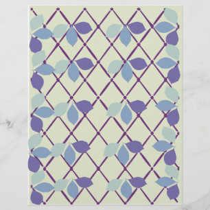 Lámina Leaf Design Scrapbook Paper