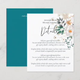 Lámina LeahG Boda floral Rústico de Rosa Blanca