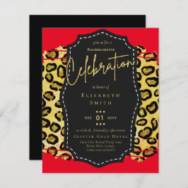 Lámina LeahG Bonito Girly Bachelorette Glam Animal Prints