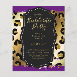 Lámina LeahG Bonito Girly Bachelorette Glam Animal Prints
