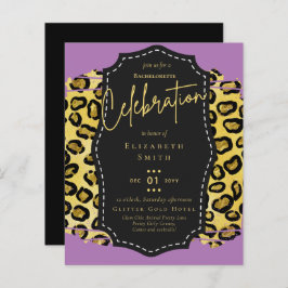 Lámina LeahG Bonito Girly Bachelorette Glam Animal Prints